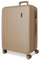 Movom Wood Mittlerer Koffer Beige 44,50x65x27,5 cms Hartschalen ABS TSA-Schloss 68L 3,8Kgs 4 Doppelräder Erweiterbar