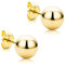 Orovi Bijoux Femme, Boucles d'Oreilles boules en Or Jaune Clou d'Oreilles 9 Kt / 375 Or