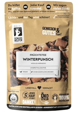 Bremer Gewürzhandel Winterpunsch-Mischung, lose, winterlicher Teezauber, ideal für entspannte Abende und als Geschenk, 100g