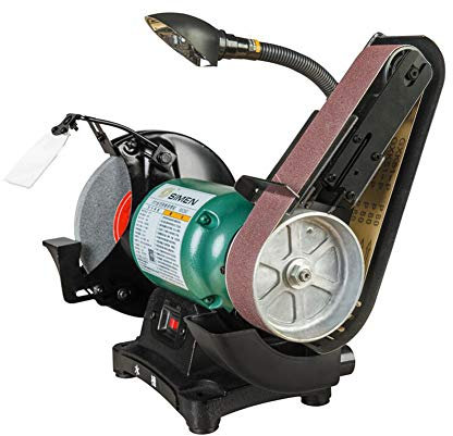Toplionace 220V Elektrische Bandschleifer Messer Schleifmaschine DIY Polierer 2850 rpm 750 Watt 8 Zoll
