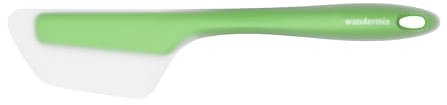 Wundermix - FlexiSpatel® Espátula de silicona flexible (28,5 cm) • Espátula ideal para vaciar el vaso de mezcla de tu robot de cocina • Color: Verde