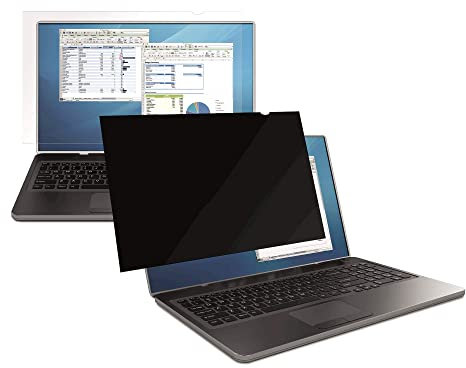 Fellowes PrivaScreen Privacy Filter & Screen Protector for 14 inch Laptops 16:9 Widescreen - Easy to Install and Remove with Quick Reveal Tabs, Black