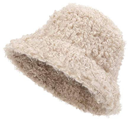 YJZQ Damen Wintermütze Warm Fischerhüte Eimer Hut Winter Fischermütze Breite Krempe Dicke Großer Rand Mütze Fischerhut Outdoor Winddicht Sonnendicht Fischerhüte Mädchen Frauen
