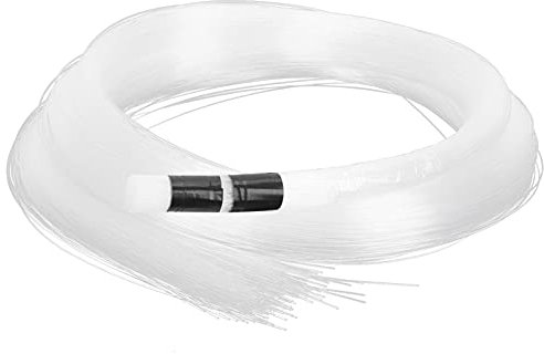 2m 300PCS Cable de resplandor de extremo de luz de fibra óptica PMMA Cable de fibra óptica de plástico para luz de techo de estrella Luz de fiesta Lámpara de luz nocturna Lámpara relajante Regalo de N