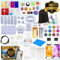 Zoncolor Resin Kits for Beginners, Resin Jewelry Making Kit with Molds Making Supplies - Silicone Casting Tools Set Clear Epoxy Resin for DIY Brithdays Gifts for Adults & Teen Kids