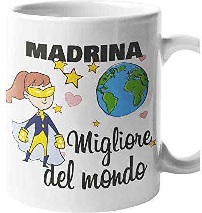 Colorfamily Mug Maman Sei la meilleure du monde Idée cadeau pour la mère - Or - M