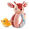 Lilliputiens - Handgriff-Rassel Stella das REH - Interaktives Spielzeug für Babys mit verstecktem Freund und leicht zu greifenden Griffen - Fördert Feinmotorik und Sinne - Ab 6 Monaten - 83368