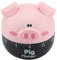 Minuteur de cuisine mignon, minuteur de cuisine en forme de cochon minuteur de cuisine mécanique drôle de cuisine de cochon 55 minutes minuteur de cuisine manuel pour la cuisson(Rose)