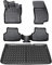 ELMASLINE 3D Gummimatten & Kofferraumwanne Set für Ford Galaxy 3 III Van 2015 5-Sitzer | Zubehör Fußmatten Kofferraum
