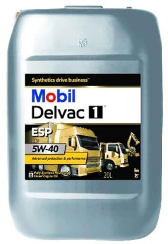 MOBIL Motoröl Delvac 1 5W-40 Motorenöl 20 L