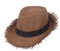 Strohhut Herren und Damen, geflochten und ausgefranst, Sommerhut Damen und Herren, Sonnenhut, Strandhut, Hawaii Hut - ideal für den Urlaub am Strand, Garten oder Sommer Partys