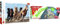 Bundle Trefl - Puzzle Galoppierende Pferde 1000 Teile + Puzzlematte, 500-1500 Teile Puzzle Trefl