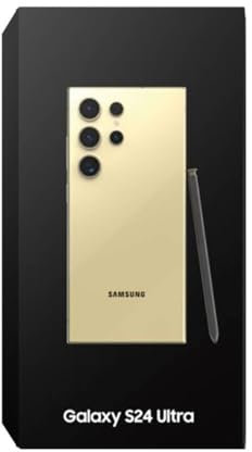 Samsung Galaxy S24 Ultra 17,3 cm (6.8) Double SIM 5G USB Type-C 12 Go 256 Go 5000 mAh Jaune, Black