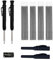 CLKE Crayon Chantier, Crayon de Chantier, 2 Crayon Charpentier avec 24 Recharges, 2 étui de Protection et 1 Taille-crayon pour Charpentier Menuisier (Noir)