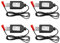DollaTek 4PCS USB Charger Cable for 6V Li-ion Batteries with JST Port for 1/10 RC Car SCX24 Splatter Ball Gun FPV Drone Quadcopter Crawler