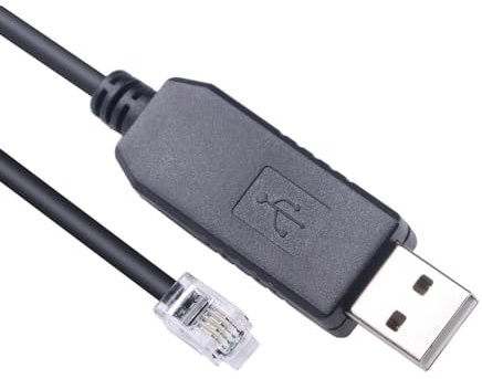 Cavo seriale USB per BRESSER EXOS 2 GOTO ASCOM Planetarium EQ Mount RJ9 RJ10 4P4C PC Raspberry Link al cavo di controllo del ricevitore