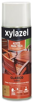 XYLAZEL Aceite para Teca en spray color Miel 400 ml