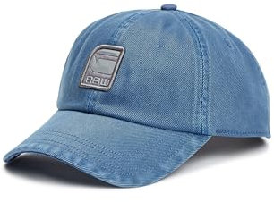 G-Star Herren Avernus Burger Baseball Cap, Blau (Faded Indigo gd D26254-D300-G925), PC