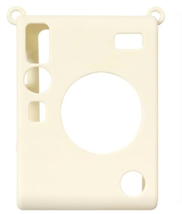 Camera Cover Case for Instax Mini EVO, Silicone Protective Sleeve for Mini EVO Instant Camera, Anti-Drop Anti-Slip Soft Rubber Skin Shell Full Protector (White)