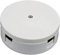 Pack of 1 Junction Box with Strain Relief,30 AMP White Junction Box with 3 Terminal for Electrical Connection/Enclosure.Provide Round Junction Box Light Fixture Wiring