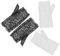 NOLITOY 2paare Damen Lace Gloves Für Tee-party Banquet Und Fingerlose Spitzenhandschuhe Für Besondere Anlässe Und Sonnenschutz
