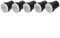 Set di 5 ugelli per sabbiatrice con 23 punte da 5 mm di diametro, per l'uso con serbatoi da 5 galloni a superfici di striscia (2 mm)