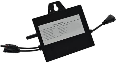 EVBELGBPZ Micro-onduleur 500 W, Mini-onduleur à Onde sinusoïdale Pure, convertisseur de Puissance de raccordement au réseau