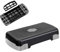 Aerobic Stepper, höhenverstellbar, stabiles ABS-Stepboard mit 3 Erhöhungen, rutschfest für -Fitnessstudio, Cardio-Fitness, Krafttraining und Ganzkörperübungen