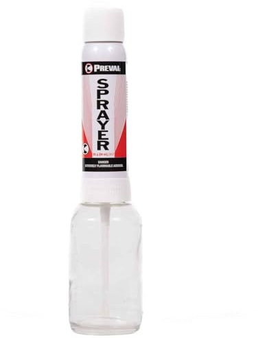 NITORLACK Spray rechargeable avec bouteille en verre, 170 ml, buse 4 mm, pression 4,4 bar