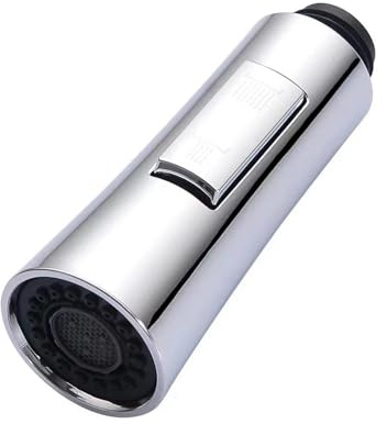 QingWing Rociador Grifo Accesorio extraíble Grifo Cocina Fregadero 2 modos | Ducha y Modo Kitchen tap Adecuado para los grifos Standard ,Baño, Fregadero Anti Salpicadura (Plata)