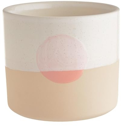 BUTLERS Blumentopf Sunset 4er-Set Steingut Mehrfarbig Ø 10cm | Übertopf für Kräuter & Pflanzen, Pflanzentopf für innen, Blumenübertopf für Balkon | Dekoration Fensterbank Deko Wohnzimmer