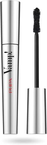 Pupa Mascara Vamp! Explosive Lashes Schwarz + Eyeliner Skinny Liner Schwarz - Schamlose Volumenwimpern explosive Wimpern mit ultra-schlankem Stift Einfach und super dünn