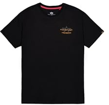 Alpha Industries Herren Tonal Logo Print T-Shirt (1er Pack)