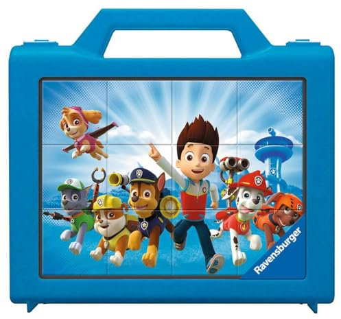 Ravensburger Kinderpuzzle - 07424 Paw Patrol - Würfelpuzzle mit 6 Teilen, Puzzle für Kinder ab 4 Jahren