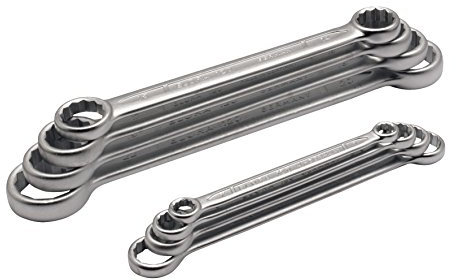 Elora Doppelringschlüssel-Satz, gerade DIN 837, 8-teilig, 6-22 mm, 120S 8M