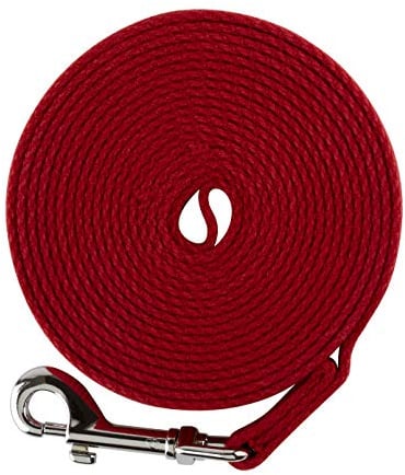 Mikki Dog, Puppy Recall Training Line Lead - Nylon Webbing Lightweight Walking Leash - 20 ft/6 m Long