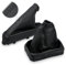 Tuning Hero 5901685861144 Set Schaltmanschette und Handbremsmanschette Schwarz