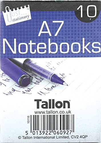 Just Stationery A7 Notebook (Pack of 8)