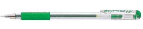 Pentel 3 Stück Tintenroller Gel Hybrid Gel Grip K116, grün