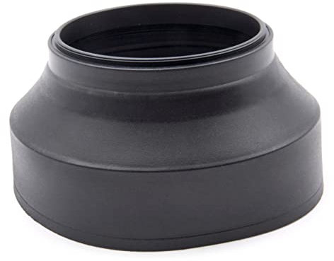 vhbw Gegenlichtblende für 67mm Objektiv Schwarz, Gummi, Rund