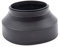 vhbw Gegenlichtblende für 67mm Objektiv Schwarz, Gummi, Rund