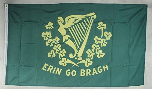Flagge Fahne Erin go Bragh 90x60 cm wetterfest und lichtecht für innen und aussen