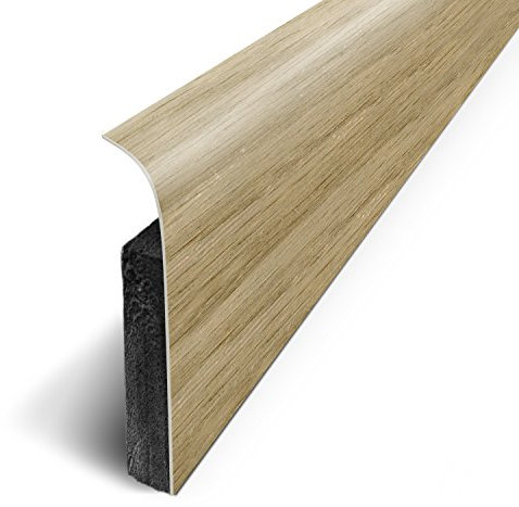 Sockelleisten, selbstklebend mit 3M-Klebeband, 120 x 70 cm, 5 Stück, braun, D180520D