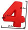 Van Der Linn Extra Large Silicone Number Birthday Cake Baking Tin Mould 0-9 (4)