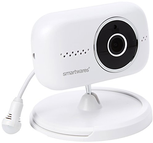 Smartwares Baby IP Kamera Monitor - Sehen, Hören und Beruhigen - Nachtlicht, Schlaflieder, 2-Wege-Audio, Luftfeuchtigkeits- und Temperaturanzeige, Verbindung zu Ihrem Smartphone