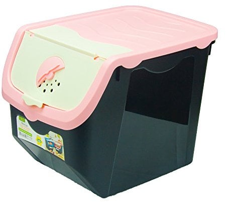 Hobby Life 405 FL OZ/12 LT Kartoffel, Zwiebel, Trockenfutter Aufbewahrungsbox mit Belüftung rose