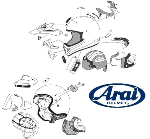 Arai Luftleiter für Integralhelme