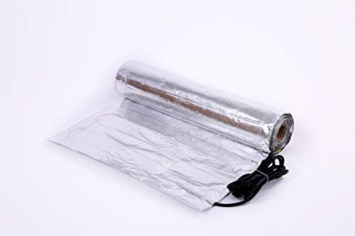 Electric Underfloor Heating Mat 140 W/m² for Wood & Laminate Floors (2SQM (0.5M x 4M))