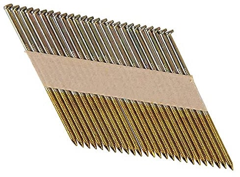Dapetz® Galvanised Ring Nails Air Framing Nailer Gun Collated Outdoor 75mm 1000PC