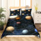 Bettwäscheset Der Galaxy-Serie Universum Sternenklarer Himmel Nebel Bettdecke Paneele Planet Weltraum Dekor Bettbezug, für Erwachsene Frauen Jungen Teenager Schlafzimmer Tagesdecke, 135x200